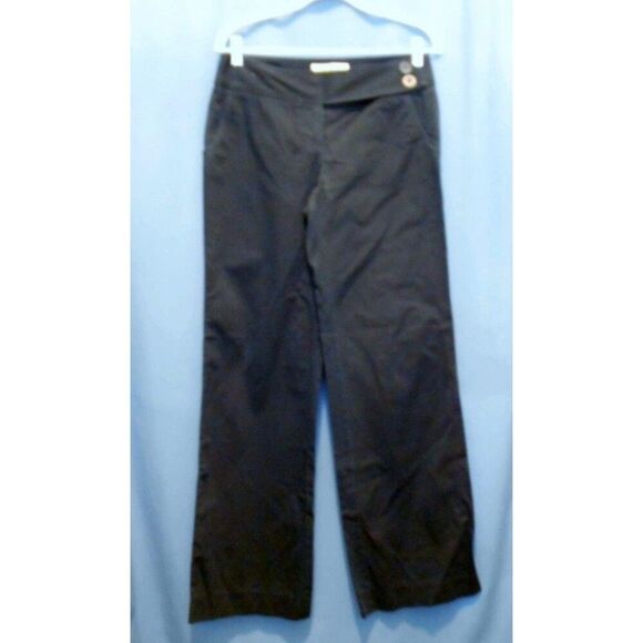 Marisa Fit Pant Navy Blue 6 x 34 Tall Cotton Victoria's Secret London Jean NEW - Picture 2 of 3